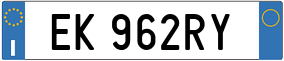 Truck License Plate